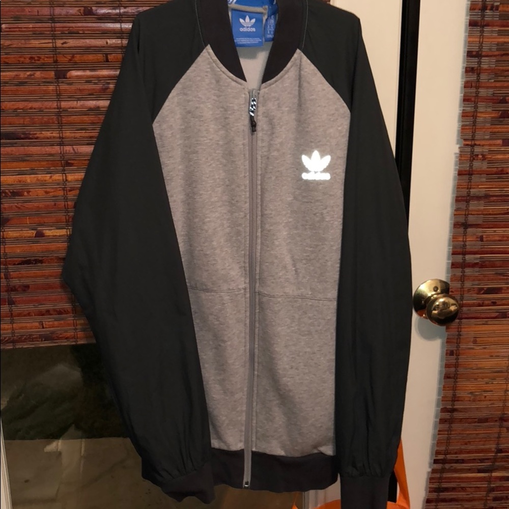 Reflective Adidas Bomber Windbreaker